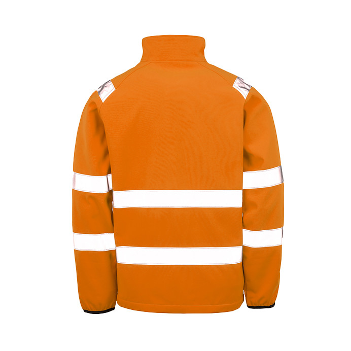 Hi Vis Softshell Jacket, Class 2, Printable (Result Recycled Safe-Guard R505X)