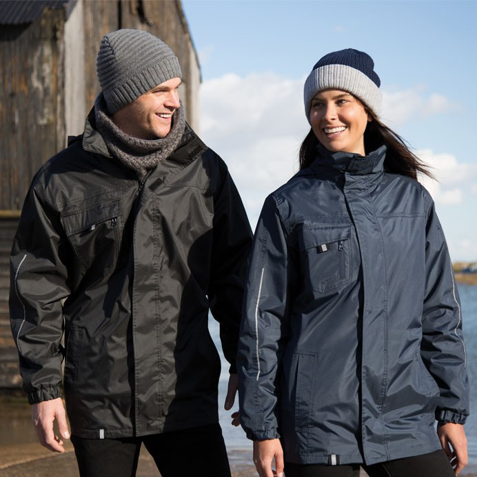 3 in 1 Waterproof Work Jacket with Printable Softshell Inner (Result Core R236X)