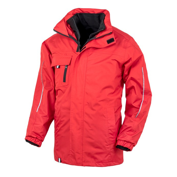 3 in 1 Waterproof Work Jacket with Printable Softshell Inner (Result Core R236X)