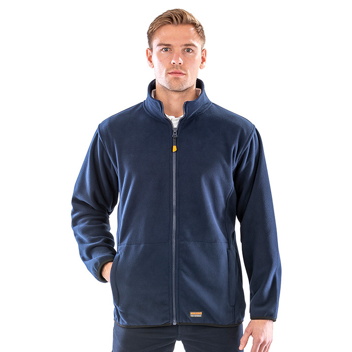 Heavy Duty Fleece Work Jacket, 330 gsm Microfleece (Result Work-Guard R330X)