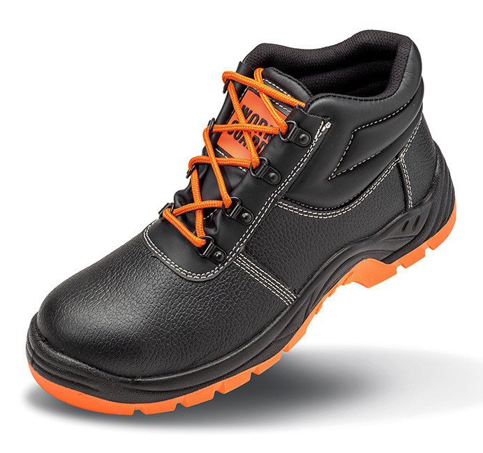 Steel Toe Cap Safety Shoes, S1PL FO SR Leather Work Shoes (Result Work-Guard R340X)