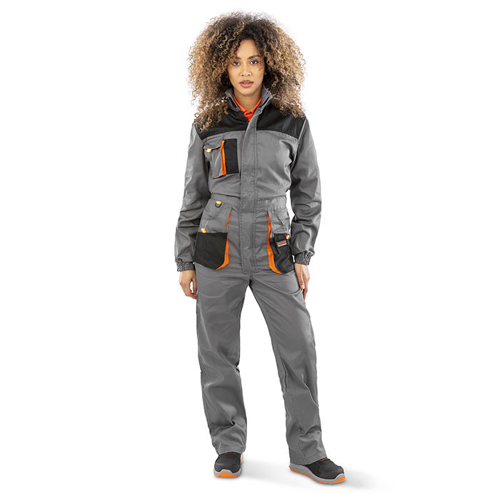 Lightweight Work Overalls, Water Repellent Coverall Boiler Suit (Result Work-Guard R321X)