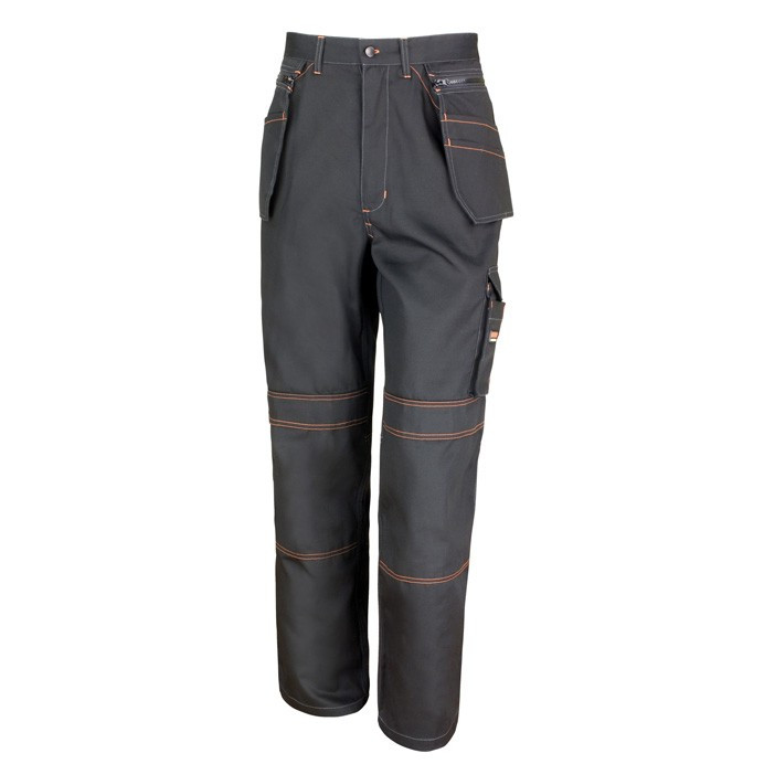 Knee Pad Work Trousers with Holster Pockets, Lightweight (Result Work-Guard R323X)