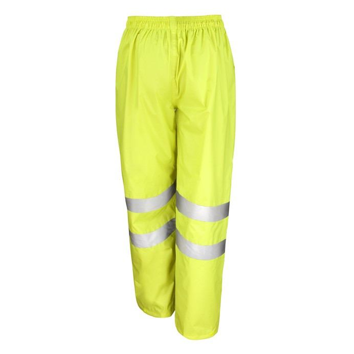 Hi Vis Waterproof Suit, Jacket and Trousers with Stuff Bag (Result Safe-Guard R216X)