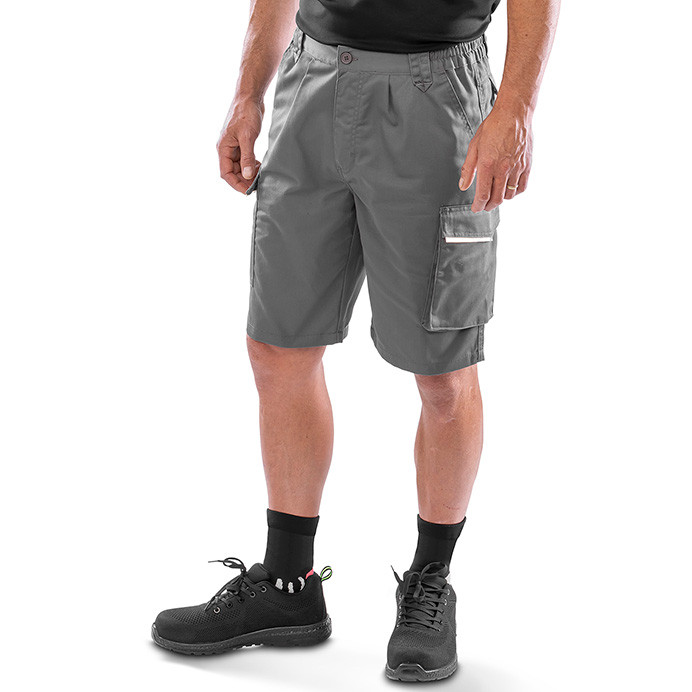 Work Shorts with Hammer Loop and Ruler Pockets, Action (Result Work-Guard R309X)