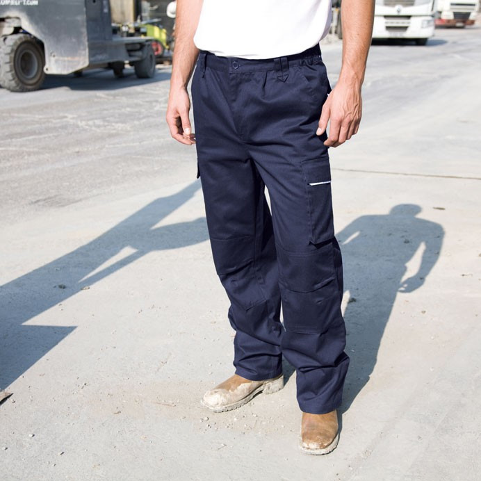 Knee Pad Work Trousers, Regular and Long Leg, Action (Result Work-Guard R308M)