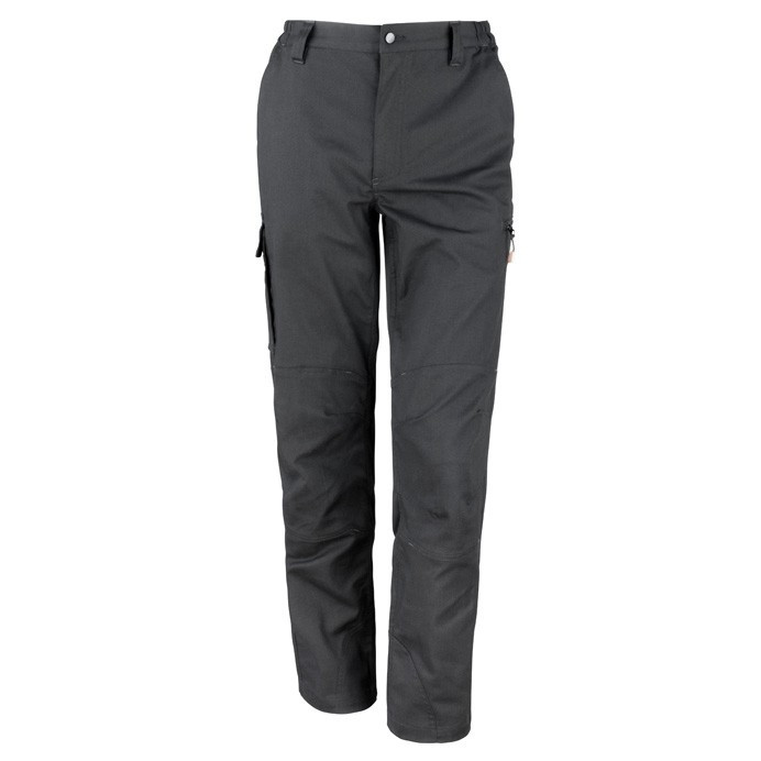 Stretch Work Trousers with Cargo Pocket, Regular and Long (Result Work-Guard R303X)