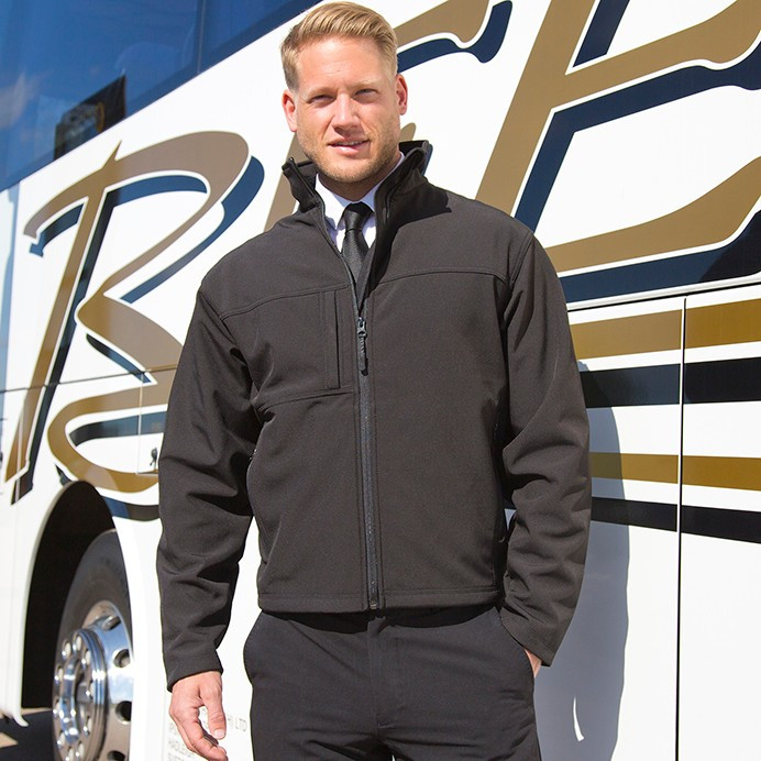 Softshell Jacket, 3 Layer Stretch with Microfleece Lining (Result R121M)