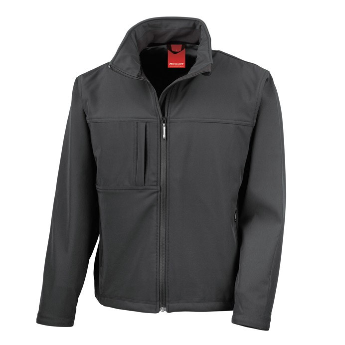 Softshell Jacket, 3 Layer Stretch with Microfleece Lining (Result R121M)