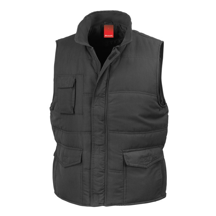 Mens Bodywarmer, Showerproof with Soft Touch Outer (Result R094X)
