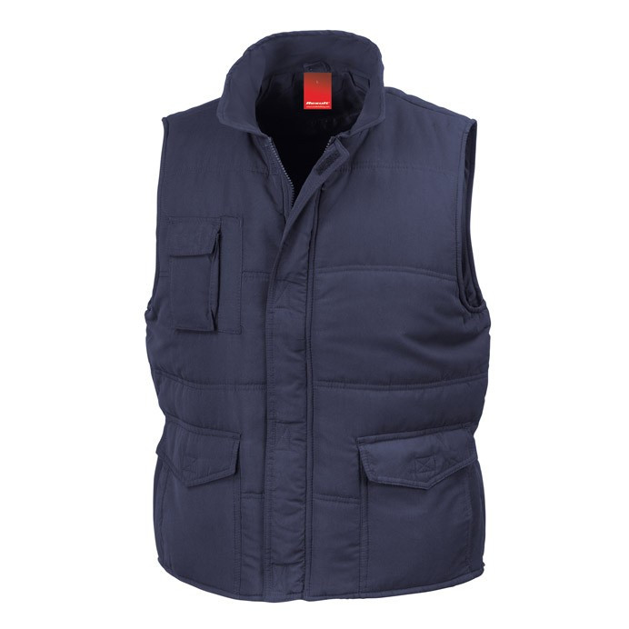 Mens Bodywarmer, Showerproof with Soft Touch Outer (Result R094X)