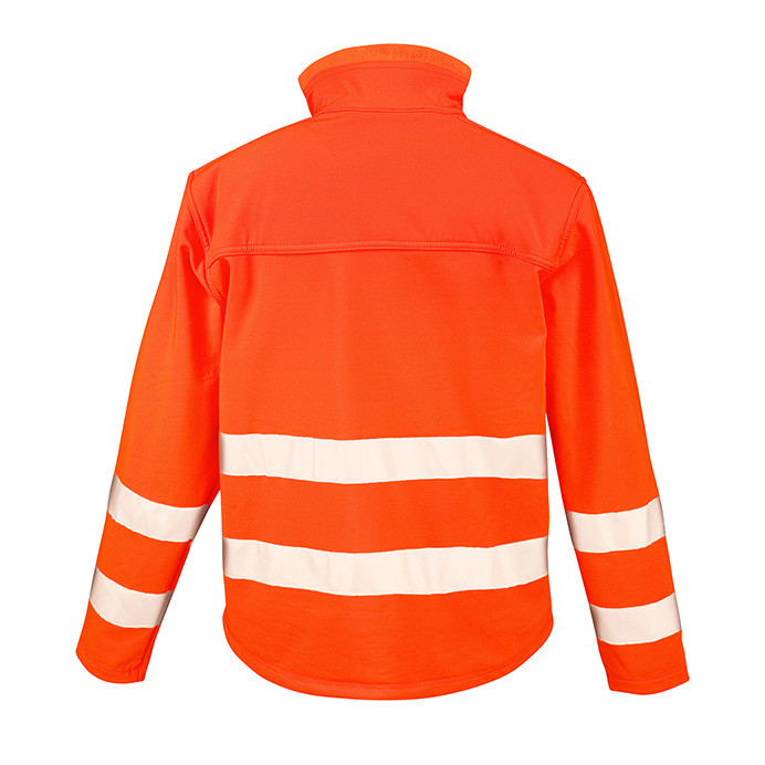 Hi Vis Softshell Jacket, 3 Layer, EN ISO 20471 Class 2 (Result Safe-Guard R117X)