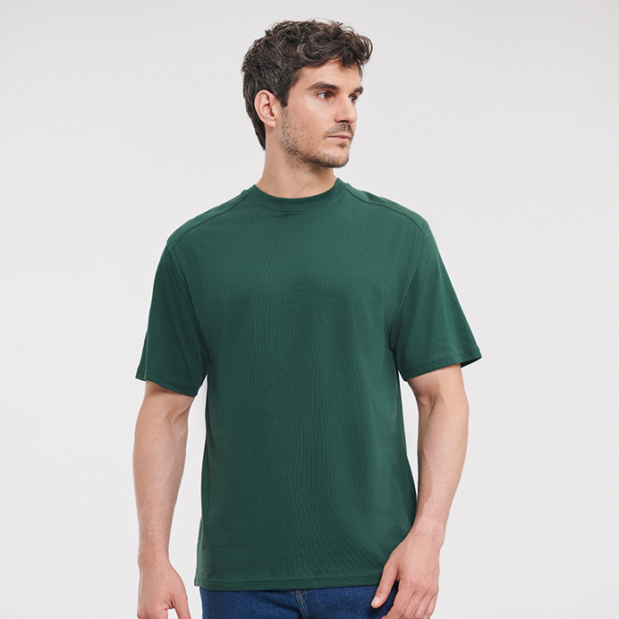 Heavy Duty Workwear T-Shirt, 60°C Washable Cotton (Russell J010M)
