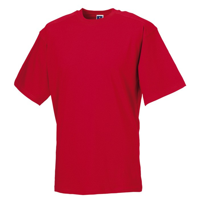 Heavy Duty Workwear T-Shirt, 60°C Washable Cotton (Russell J010M)