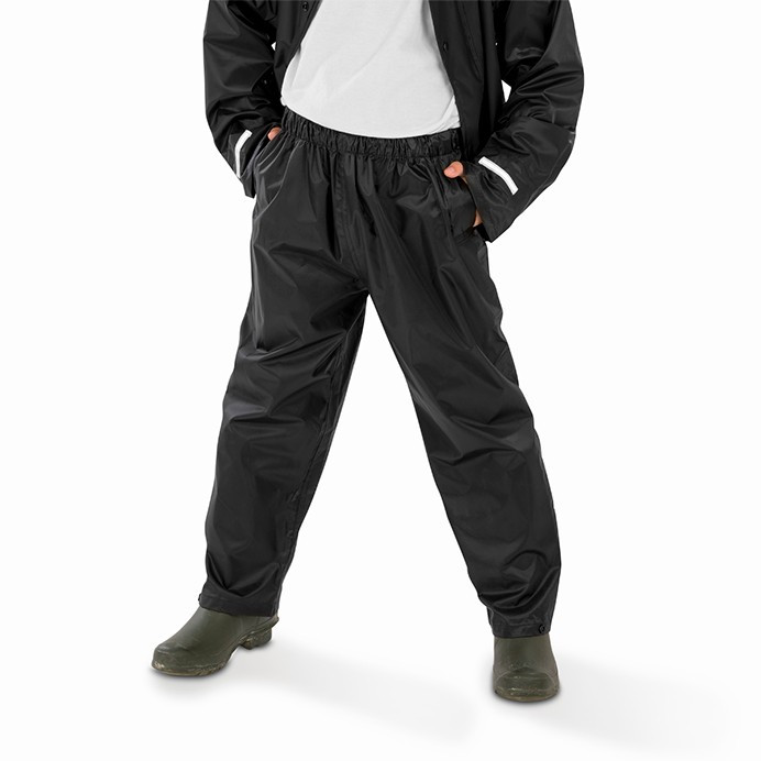 Kids Waterproof Rain Trousers, Over Trousers (Result Core R226J)