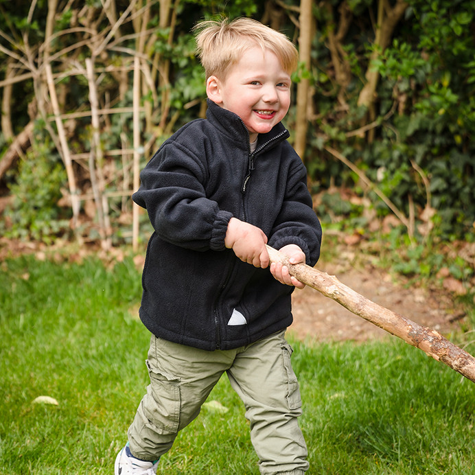 Kids Fleece Jacket, Warm Full Zip School Fleece (Result Polartherm R036)