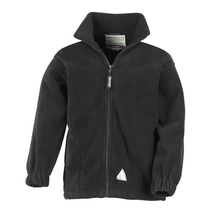 Kids Fleece Jacket, Warm Full Zip School Fleece (Result Polartherm R036)