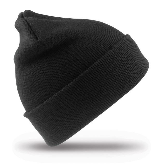 Kids Woolly Hat, Warm Knitted Beanie with Cuff (Result RC029J)