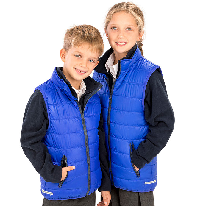 Kids Padded Gilet, Bodywarmer for School (Result Core R234)