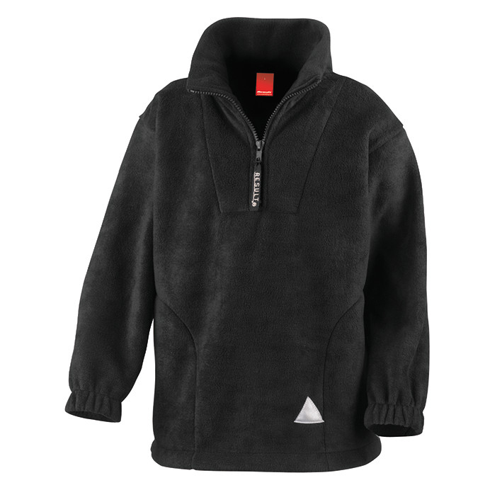 Kids Fleece Top, Quarter Zip Polartherm Pullover (Result R033)