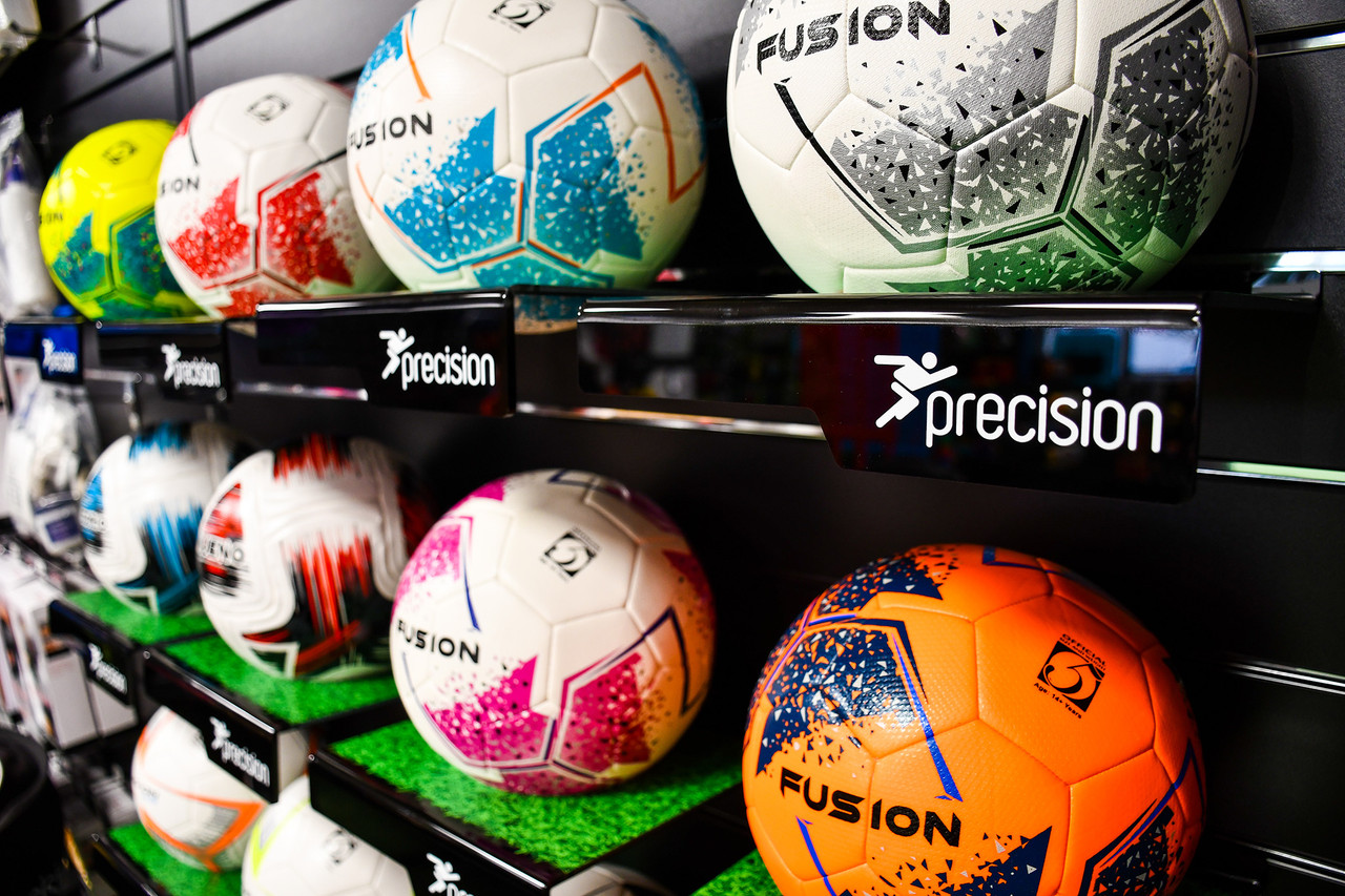 Precision Slatwall Football Holder POS Display