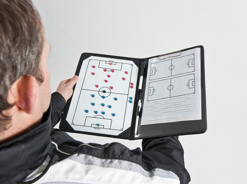 Precision Soccer Coaches Double-Sided Clipboard