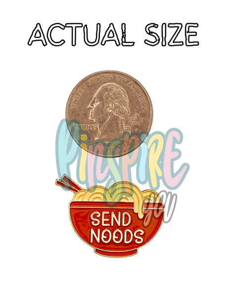 Send Noods Noodle Bowl Collectible Enamel Pin Gift – Collectible Enamel Pin Gift