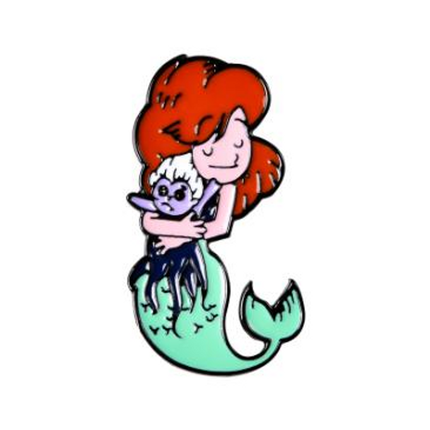 Love Your Enemies Mermaid Collectible Enamel Pin Gift – Collectible Enamel Pin Gift