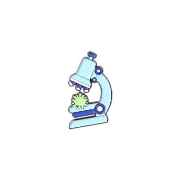 Microscope Lab Medical Profssional Microbiology – Collectible Enamel Pin Gift