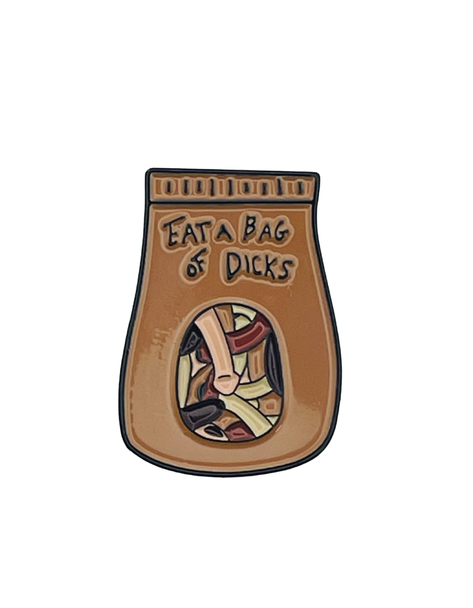 Eat A Bag Of Dicks Collectible Enamel Pin Gift – Collectible Enamel Pin Gift