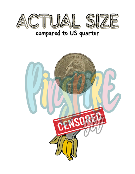 Banana With Male  – Collectible Enamel Pin Gift