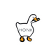 Goose Humor With Honk and Knife Collectible Enamel Pin – Collectible Enamel Pin Gift