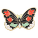 Butterfly With Retro Flower Pattern 4 Collectible – Collectible Enamel Pin Gift