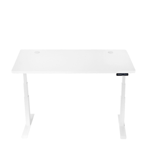 simple white desk