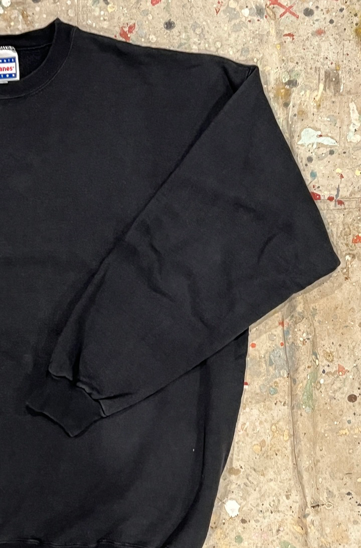 Vintage Hanes Black 90's Sweatshirt (men's XL/women's XXL)