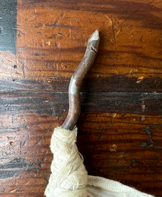(SOLD) Vintage Small Crooked Prison Shank (Shiv)