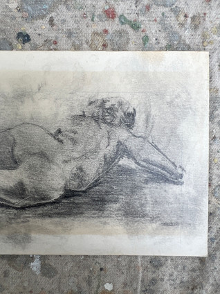 Antique Nude Pencil Sketch Antique Nude Pencil Sketch