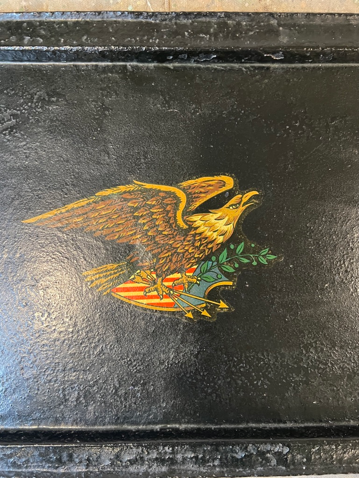 (SOLD) Vintage Federal American Cast Iron Serving Tray