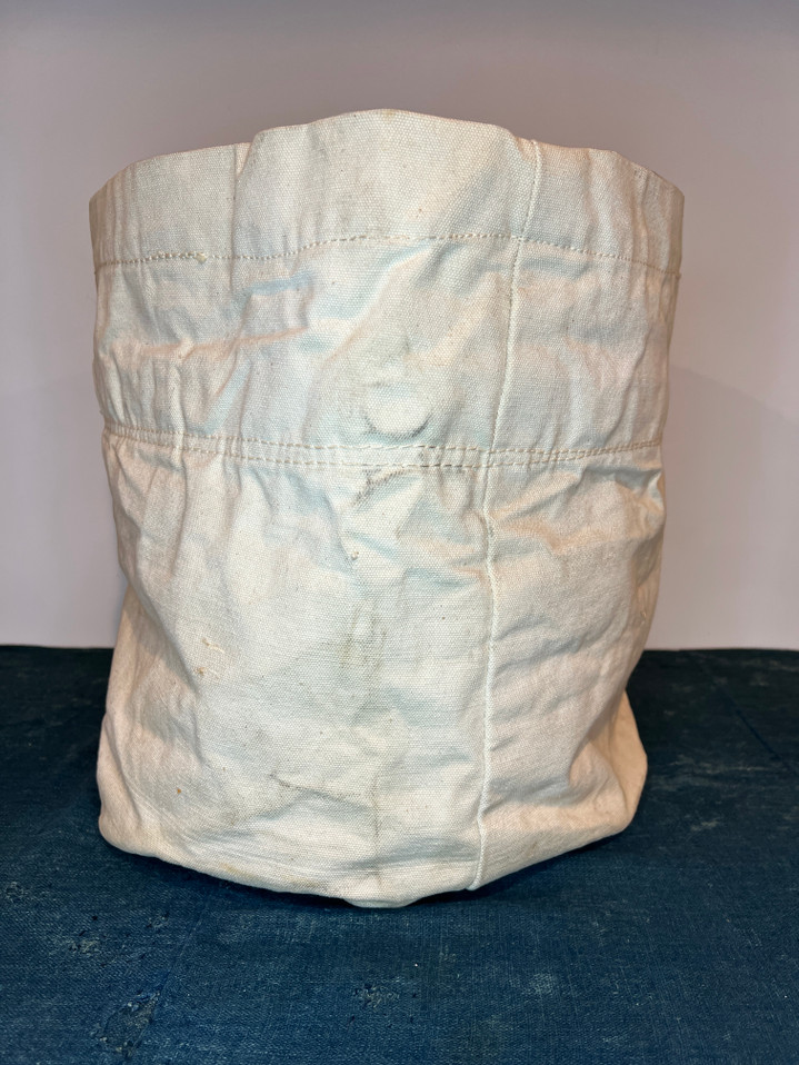 Vintage Canvas Bag with Interior Grommets