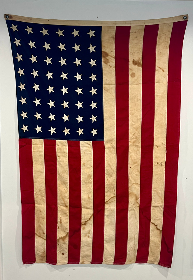 Antique 48 Star American Flag ca. 1912-1959