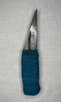 vintage metal prison shank shiv blue cloth handle
