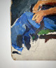 Vintage Unfinished Painting of Seated Man