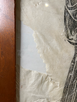 Vintage Framed Stone Rubbed Image