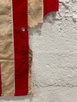 Vintage Torn 50 Star American Flag