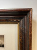 (SOLD) Antique WW2 Photo of Smoke in Vintage Frame