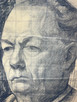 Antique French Charcoal Sketch on Graph Paper (Signed)