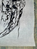 Hand Painted Male Figure on Vintage Paper