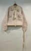 Vintage Straight Jacket with Hand Painted Swallows
