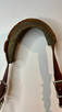 US Leather Postal Bag with Hand Painted Indigenous Chief