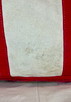 Vintage Canvas Tote with Red Handles, Red Trim and Hand Painted Blue Lobster